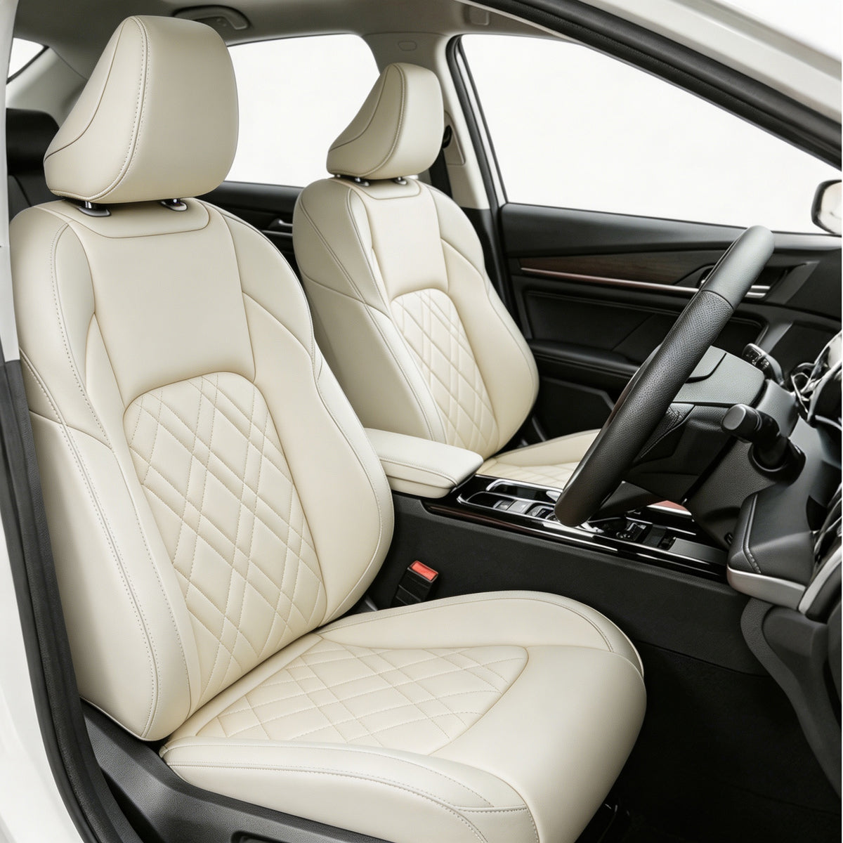 Custom Design Nappa Leather Car Seat Cover factory Directly Full