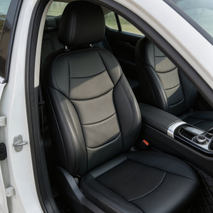 Luxury NAPPA Leather Custom Fit Car Seat Covers Full Set Waterproof