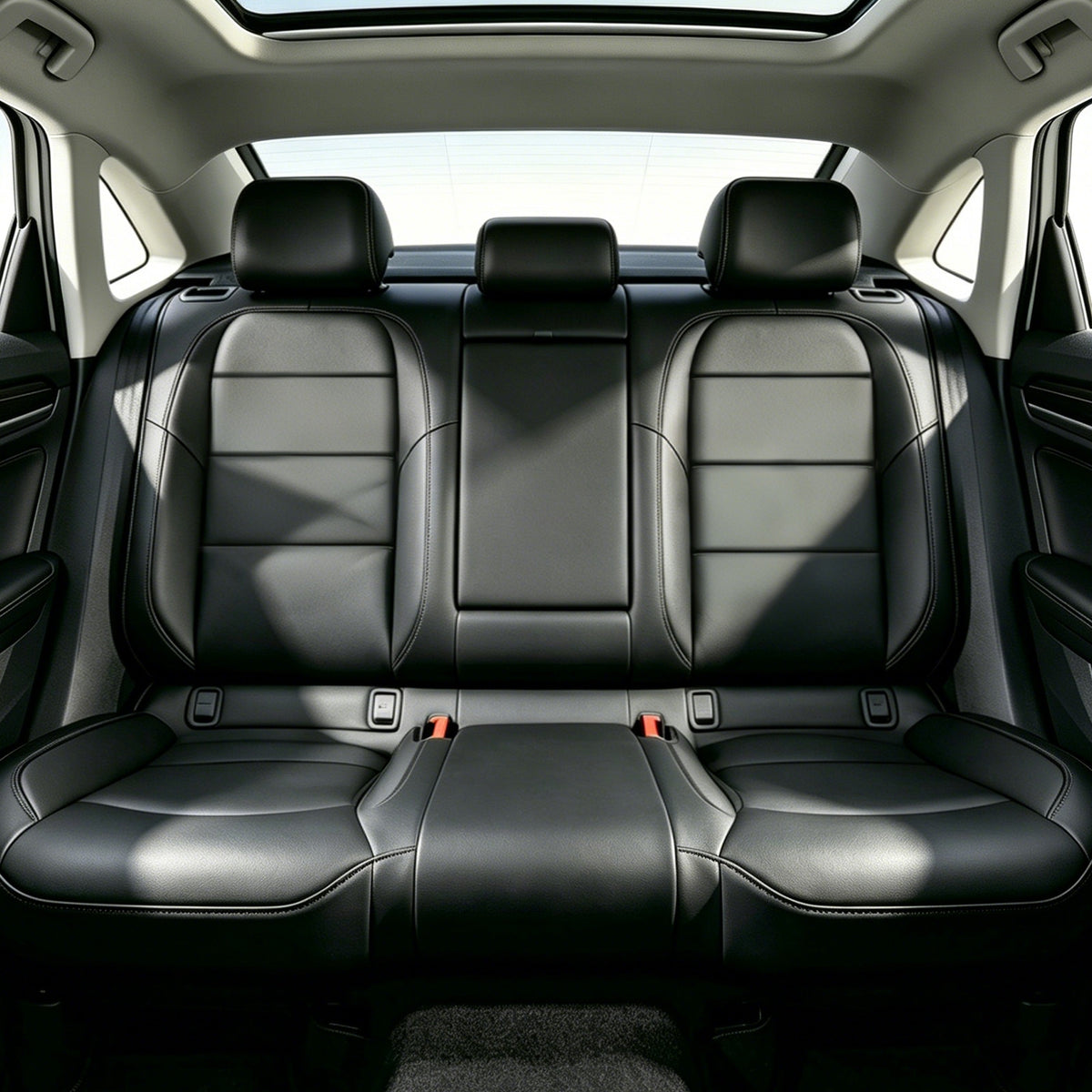 Luxury NAPPA Leather Custom Fit Car Seat Covers Full Set Waterproof