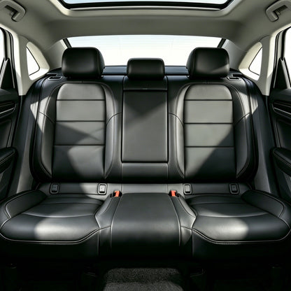 Luxury NAPPA Leather Custom Fit Car Seat Covers Full Set Waterproof