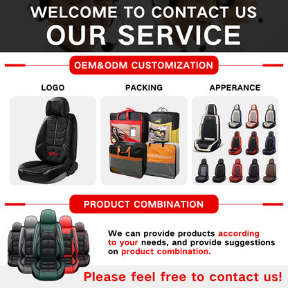 Custom diamond pattern Nappa car seat covers for young car