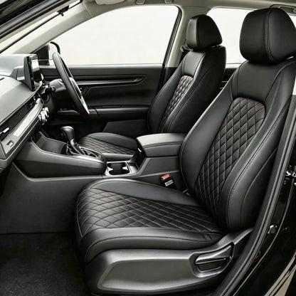 Diamond Design Nappa Leather Luxury Car Interior Seat Protective