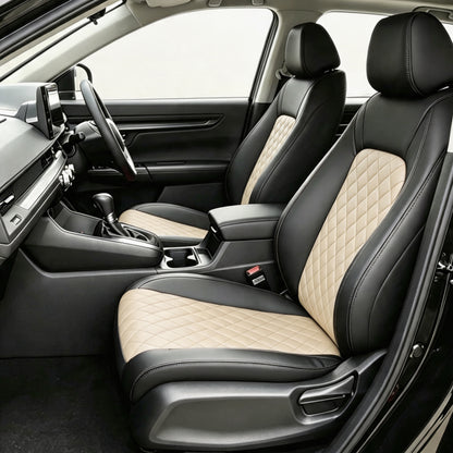 Diamond Design Nappa Leather Luxury Car Interior Seat Protective
