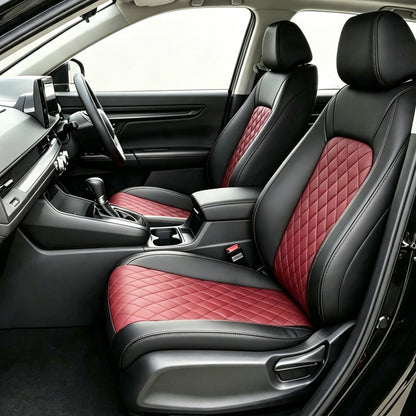 Diamond Design Nappa Leather Luxury Car Interior Seat Protective