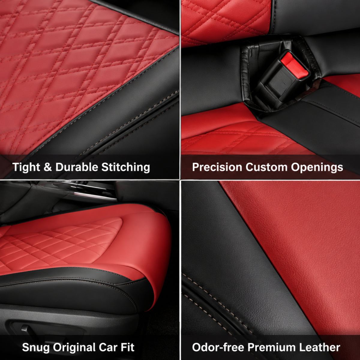 Custom Design Nappa Leather Car Seat Cover factory Directly Full