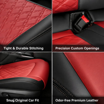 Custom Design Nappa Leather Car Seat Cover factory Directly Full