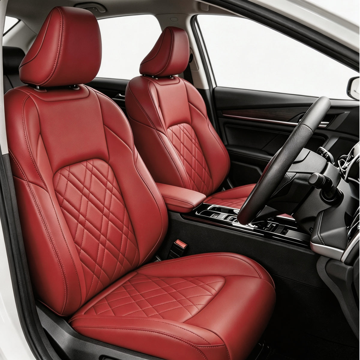 Custom Design Nappa Leather Car Seat Cover factory Directly Full