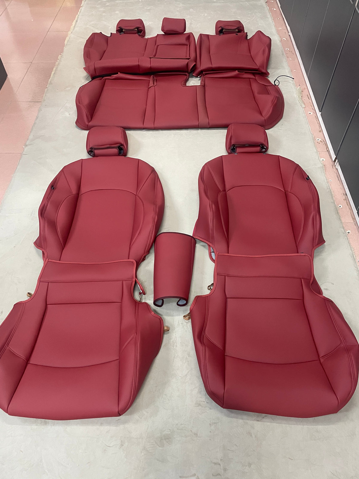 Wholesale Luxury Car Seat Covers Waterproof Nappa Leather Full Set