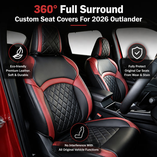 Custom Design Nappa Leather Fashionable Full Surround Seat Protector For 2026 Nissan Rouge