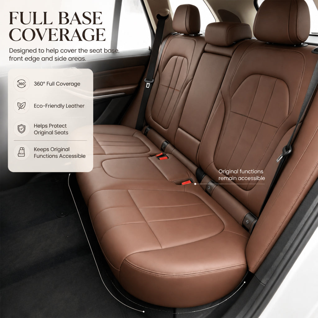 Custom Car Seat Covers OEM Service stain resistant easy to clean Specific Design Full Set For BMW X5 2020