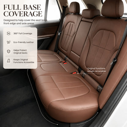 Custom Car Seat Covers OEM Service stain resistant easy to clean Specific Design Full Set For BMW X5 2020