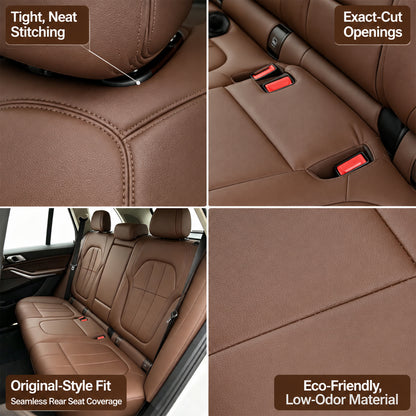 Custom Car Seat Covers OEM Service stain resistant easy to clean Specific Design Full Set For BMW X5 2020