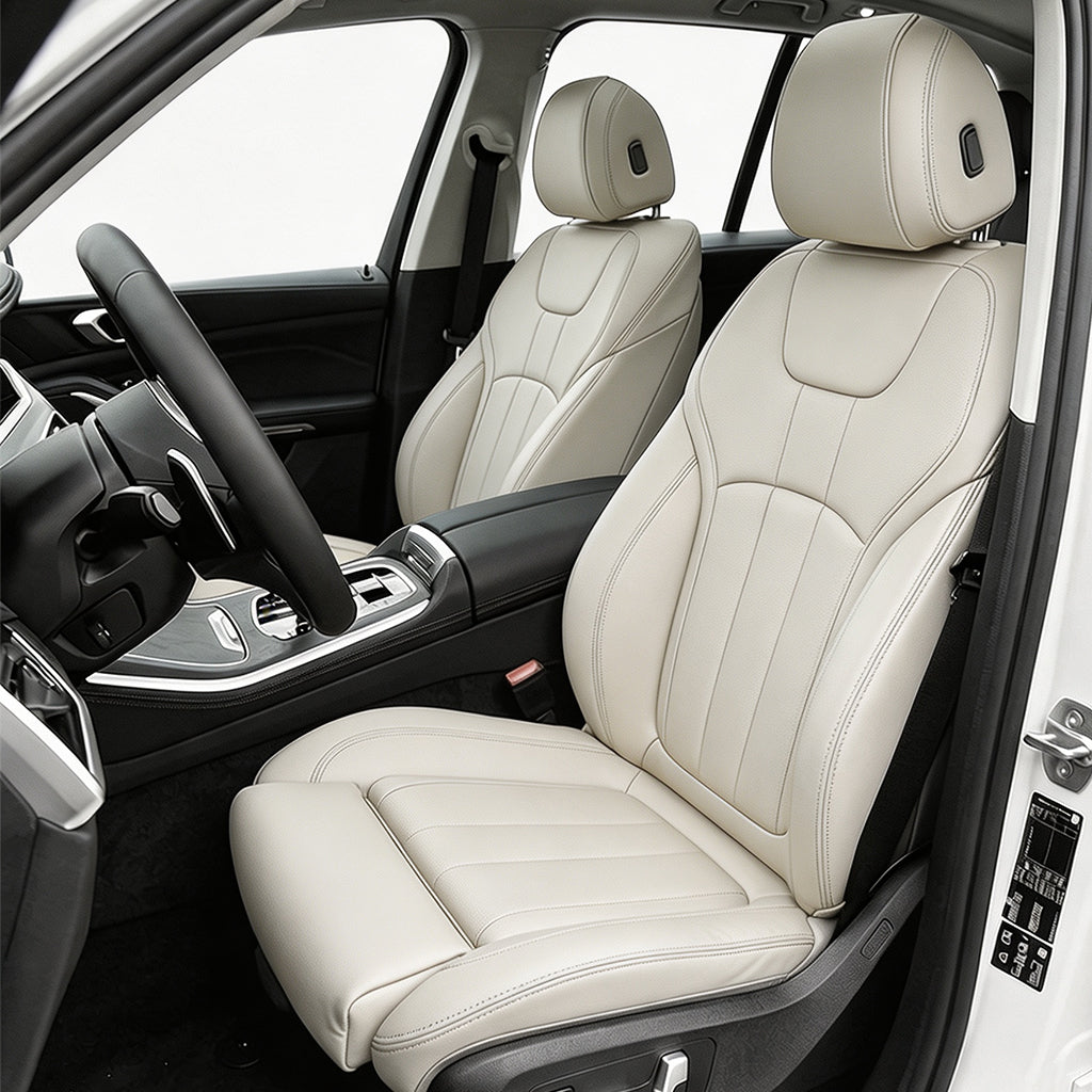 Custom Car Seat Covers OEM Service stain resistant easy to clean Specific Design Full Set For BMW X5 2020