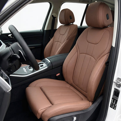 Custom Car Seat Covers OEM Service stain resistant easy to clean Specific Design Full Set For BMW X5 2020