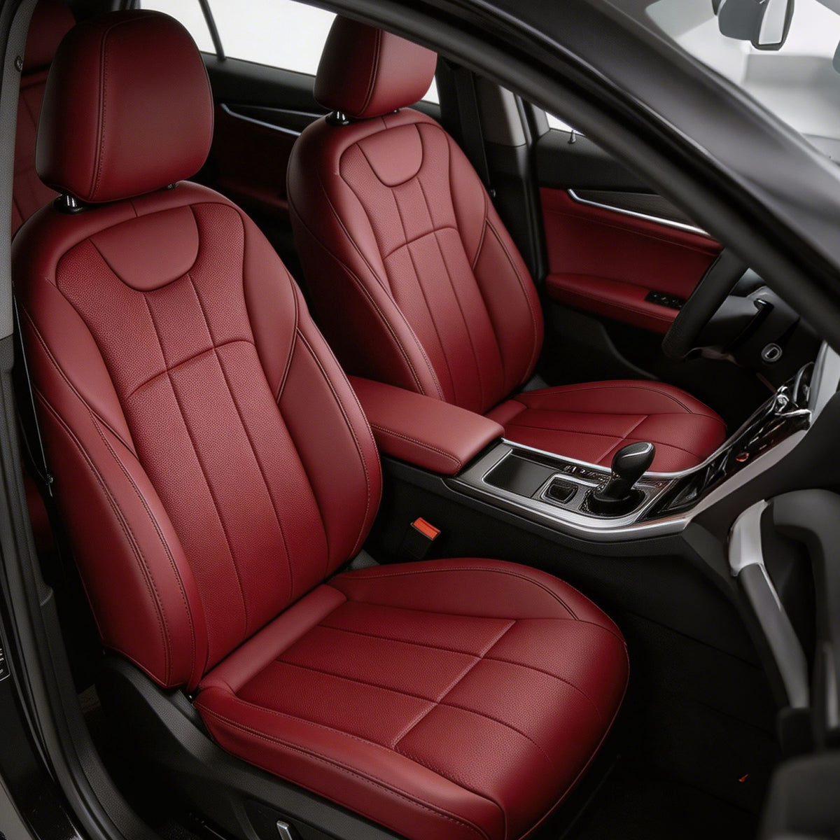 Wear Resistant Waterproof Premium Nappa Leather Full Set Vehicle Seat Protector For BMW 328