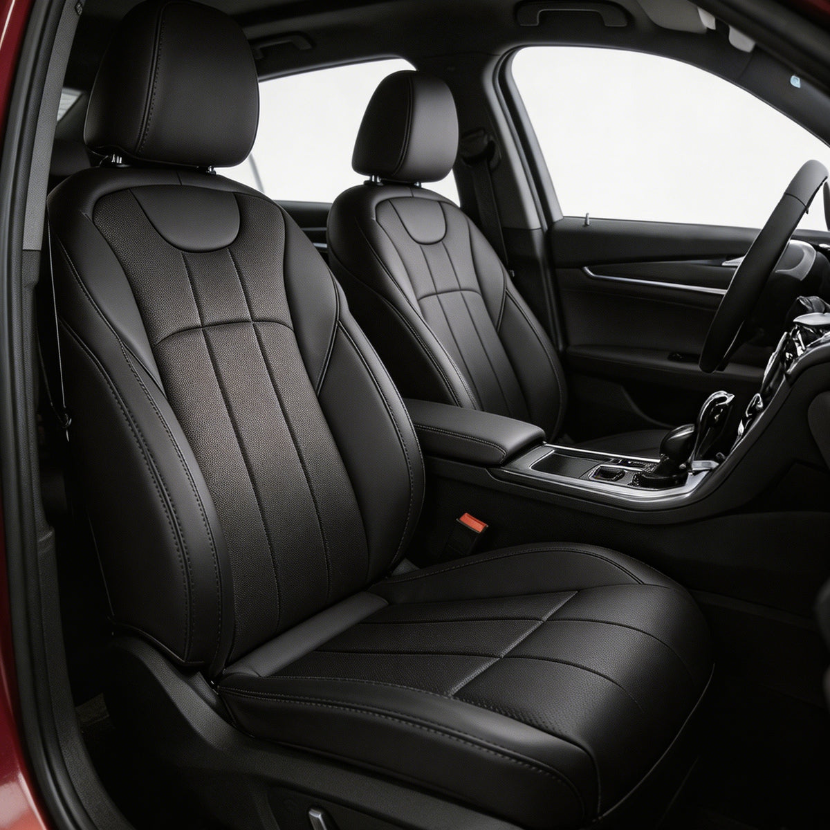 Wear Resistant Waterproof Premium Nappa Leather Full Set Vehicle Seat Protector For BMW 328