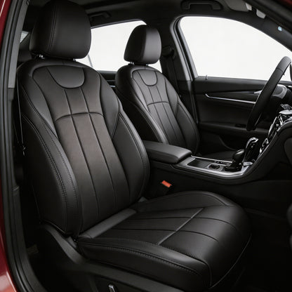Wear Resistant Waterproof Premium Nappa Leather Full Set Vehicle Seat Protector For BMW 328