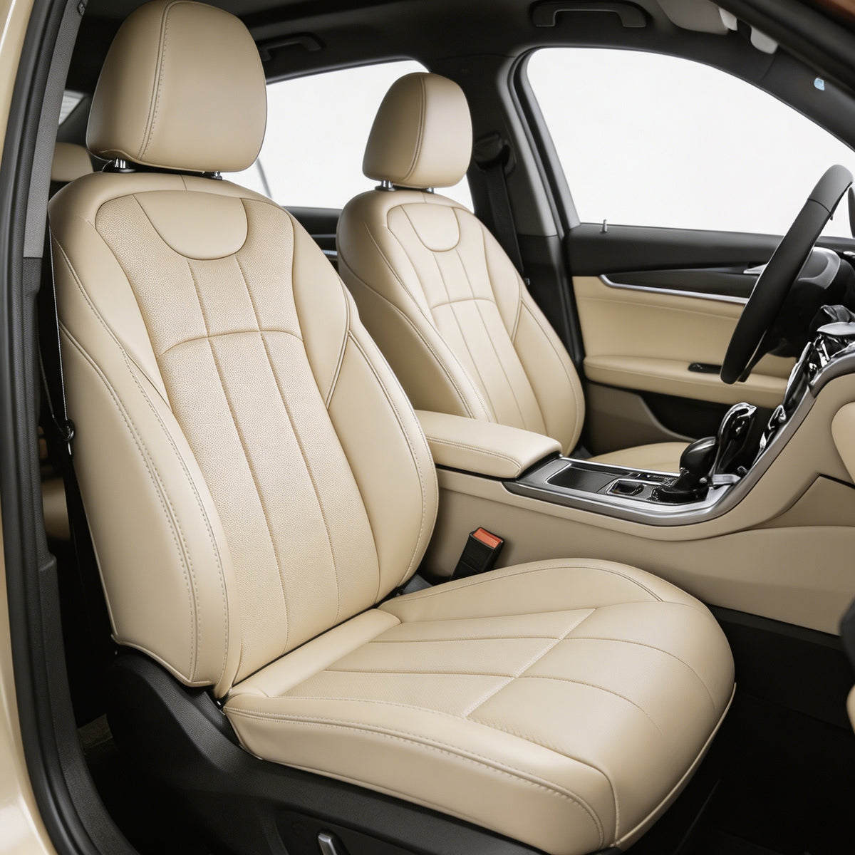 Wear Resistant Waterproof Premium Nappa Leather Full Set Vehicle Seat Protector For BMW 328