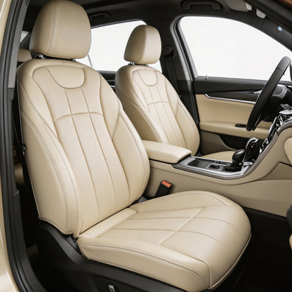 Wear Resistant Waterproof Premium Nappa Leather Full Set Vehicle Seat Protector For BMW 328