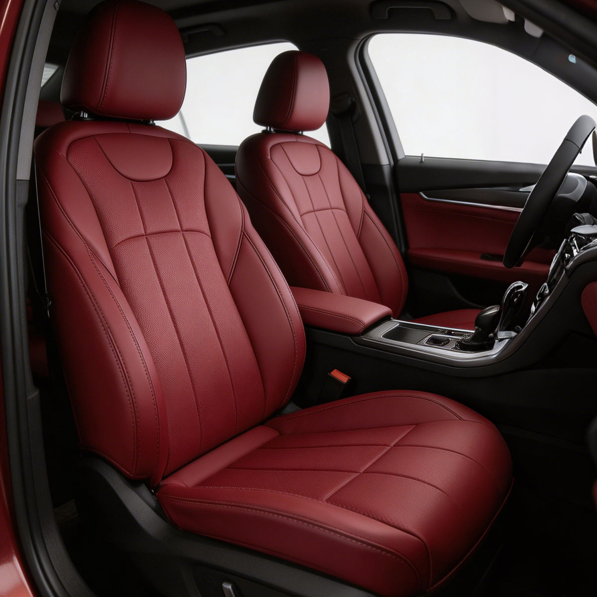 Wear Resistant Waterproof Premium Nappa Leather Full Set Vehicle Seat Protector For BMW 328