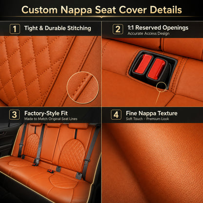 Car Seat Covers Full Set for Toyota Camry 2012-2017, Waterproof