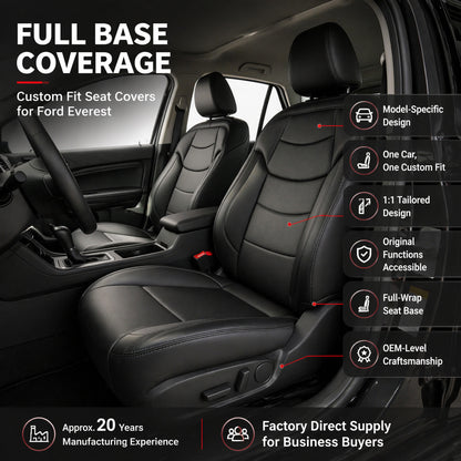 Car Seat Covers Full Set for Toyota FJ Cruiser 2007-2014, Waterproof
