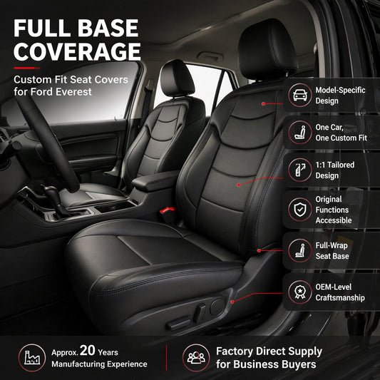 Car Seat Covers Full Set for Toyota FJ Cruiser 2007-2014, Waterproof