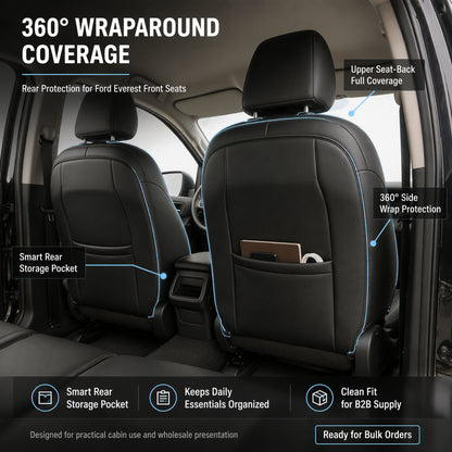 Car Seat Covers Full Set for Toyota FJ Cruiser 2007-2014, Waterproof