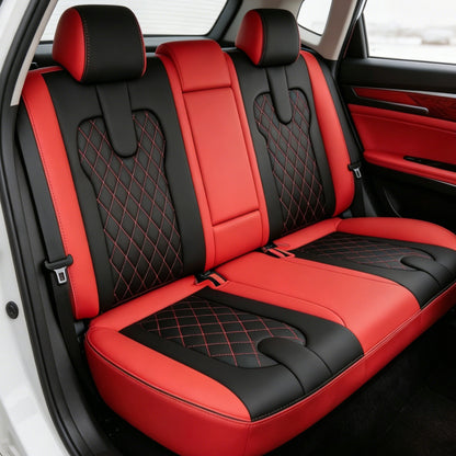 Custom diamond pattern Nappa car seat covers for young car