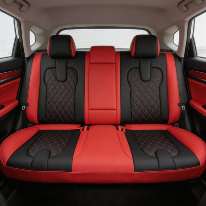 Custom diamond pattern Nappa car seat covers for young car