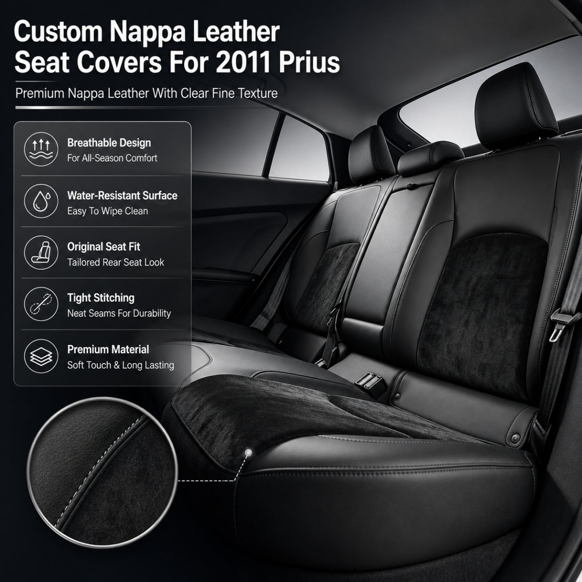 Custom Car Seat Covers OEM Service Universal & Model-Specific Design