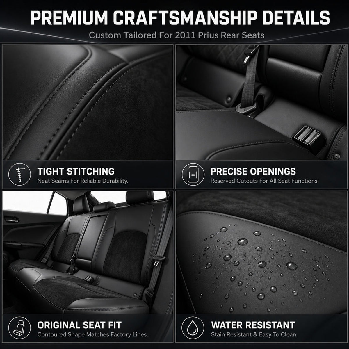 Custom Car Seat Covers OEM Service Universal & Model-Specific Design