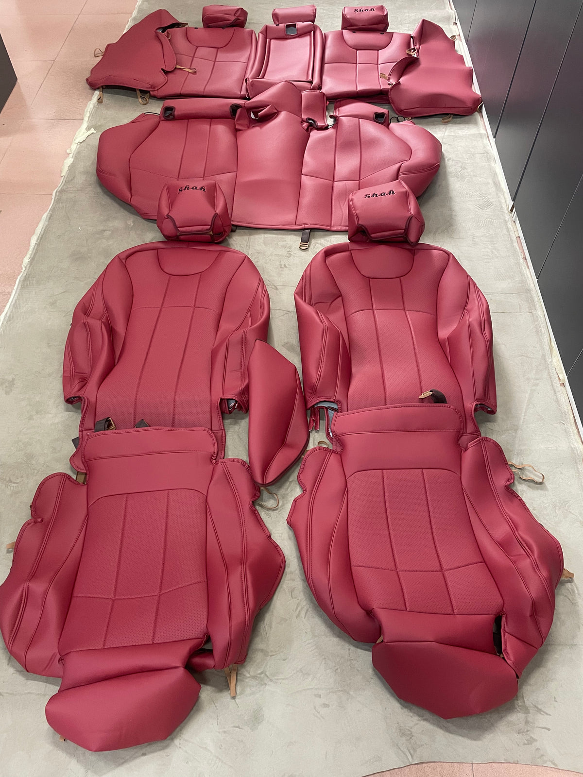 Wear Resistant Waterproof Premium Nappa Leather Full Set Vehicle Seat Protector For BMW 328