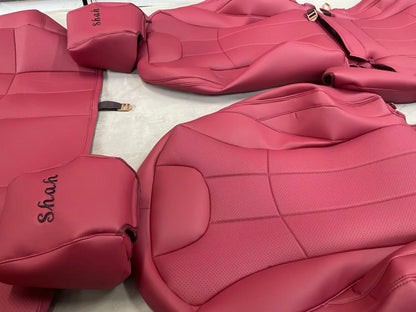 Wear Resistant Waterproof Premium Nappa Leather Full Set Vehicle Seat Protector For BMW 328